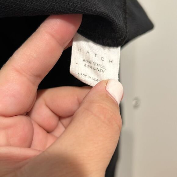 Hatch maternity black long dress size 2 - Picture 3 of 5